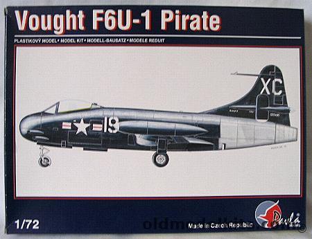 Pavla 1/72 Vought F6U-1 Pirate - (F6U1), 72010 plastic model kit
